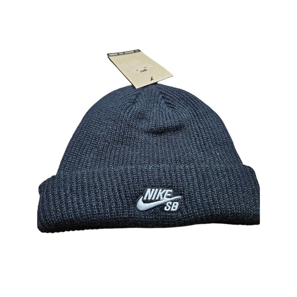 Nike Embroidered SB Black Beanie OS